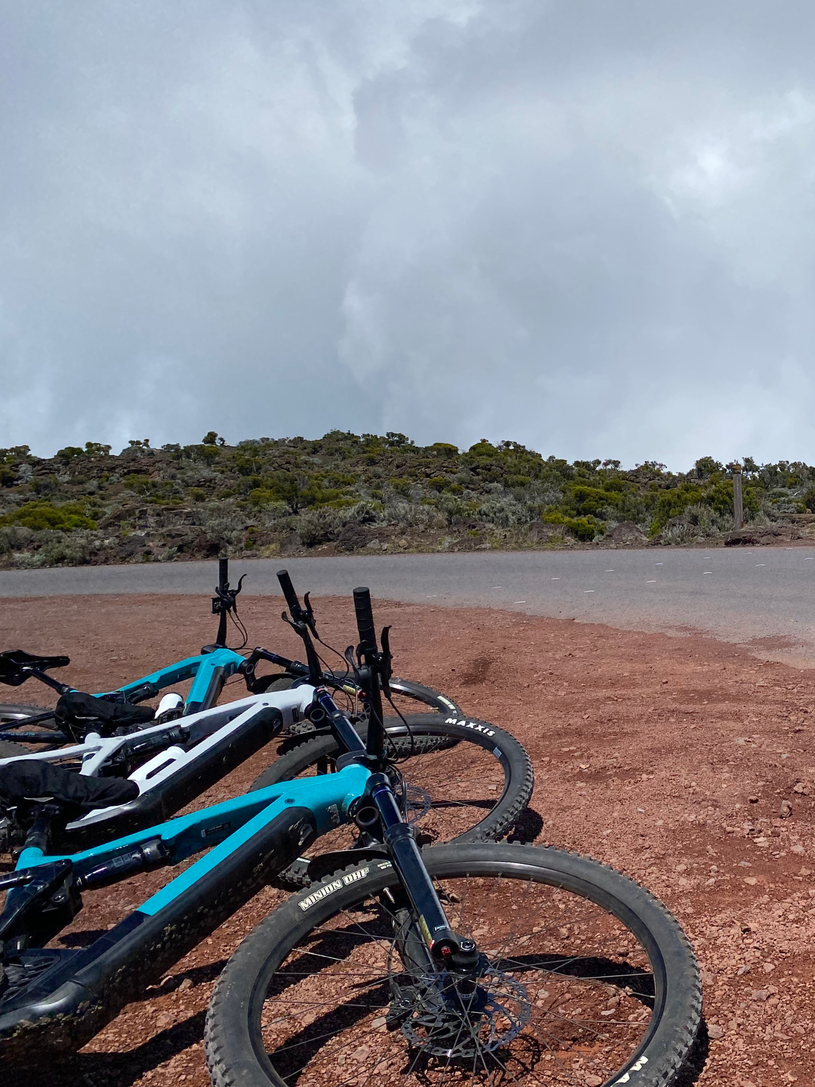 Sortie VTT électrique au volcan avec VTT Focus à La Réunion