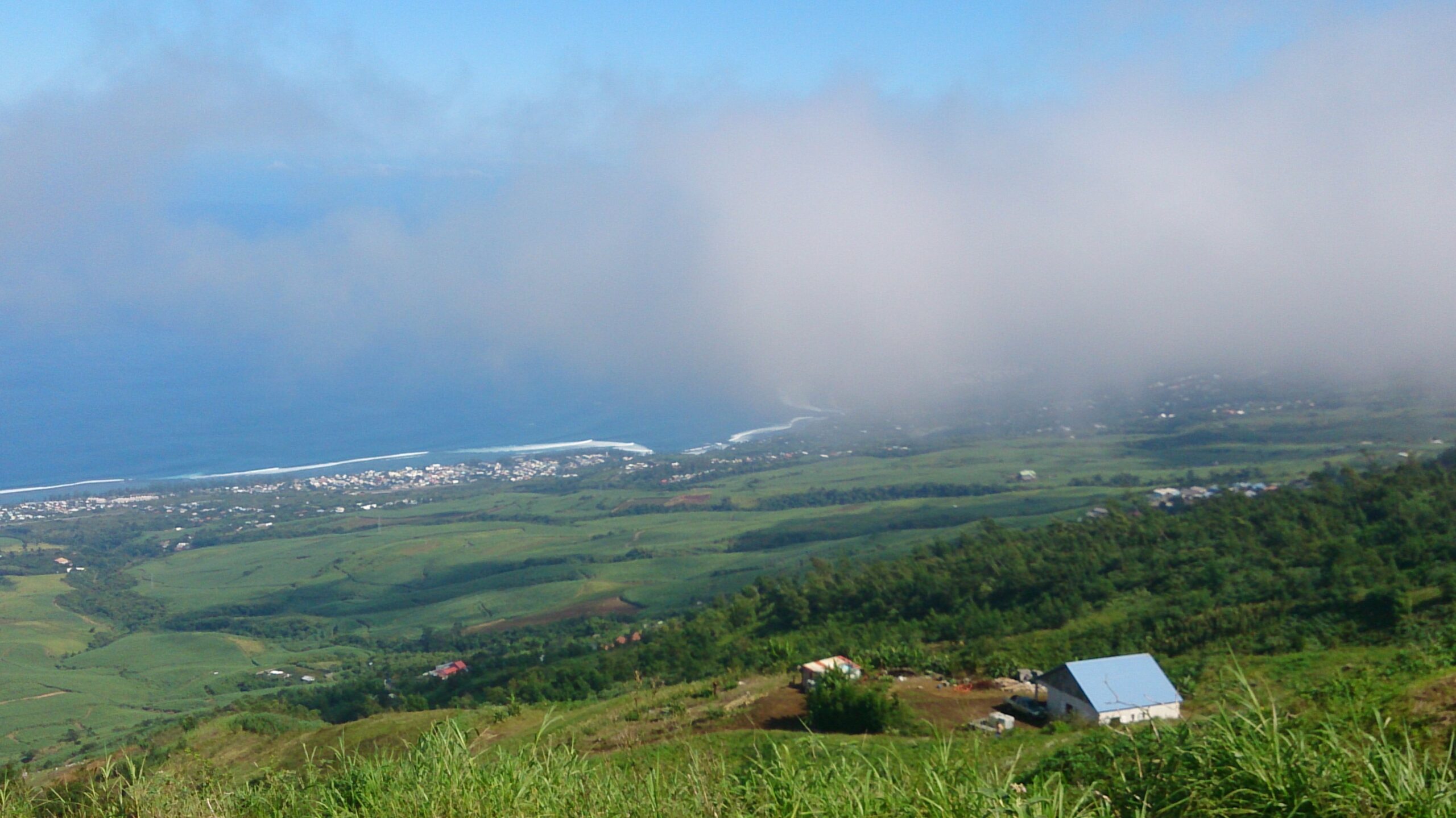 Repas péï à la ferme à Piton Saint-Leu, dans les hauts de Saint-Leu